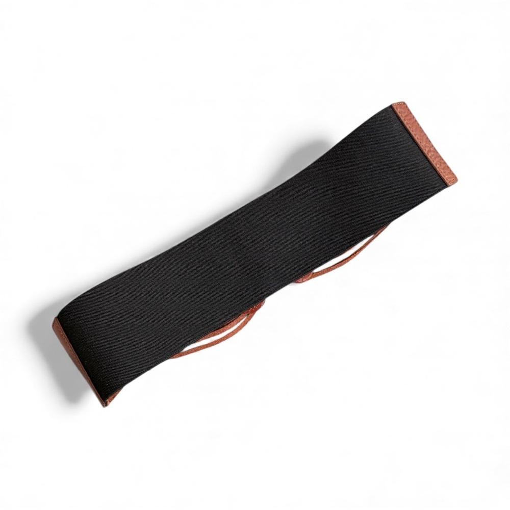 NWOT Anthropologie Woven Red and Black Belt - Picture 3 of 5